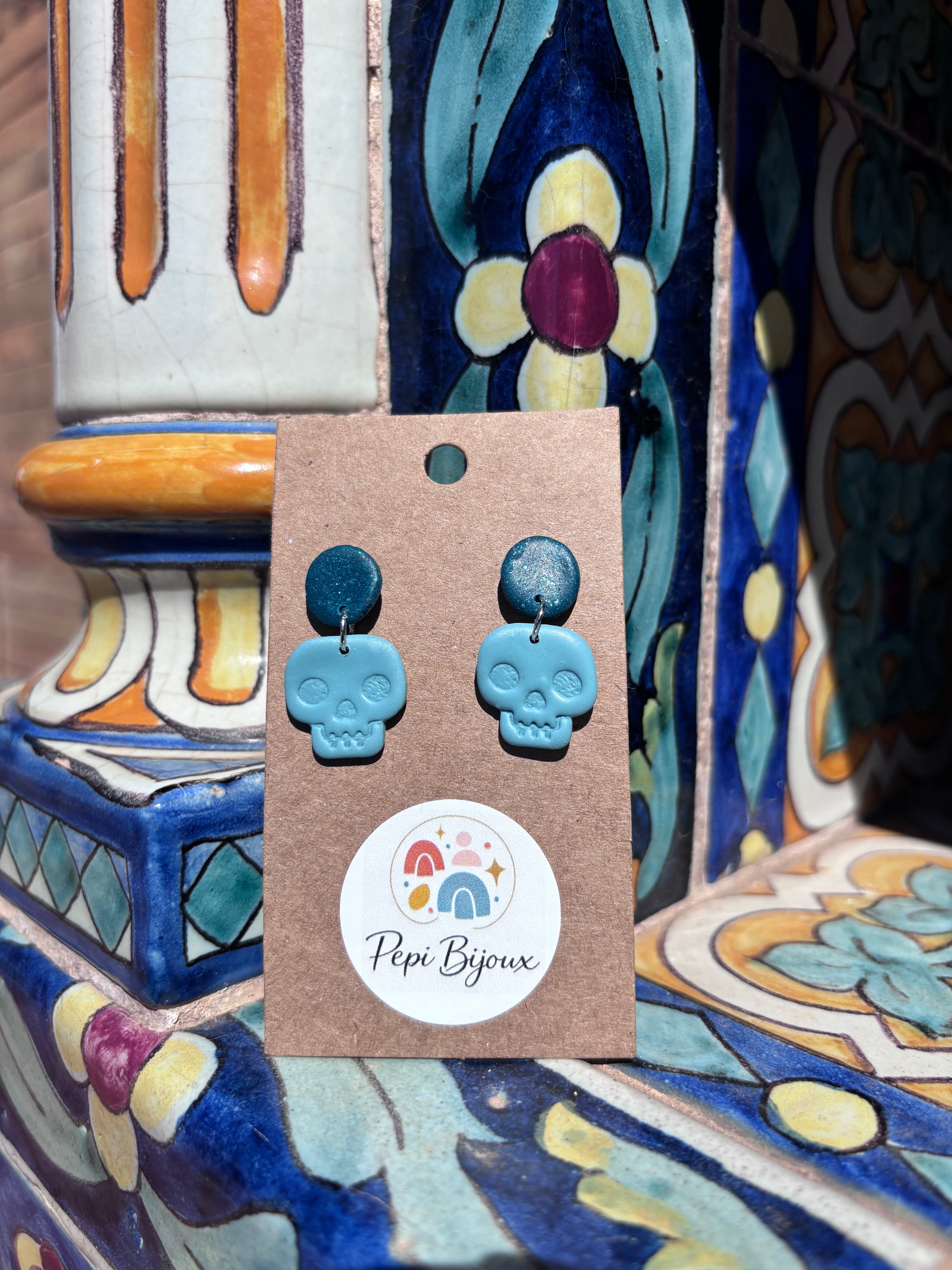 Puebla (verde oscuro y celeste)