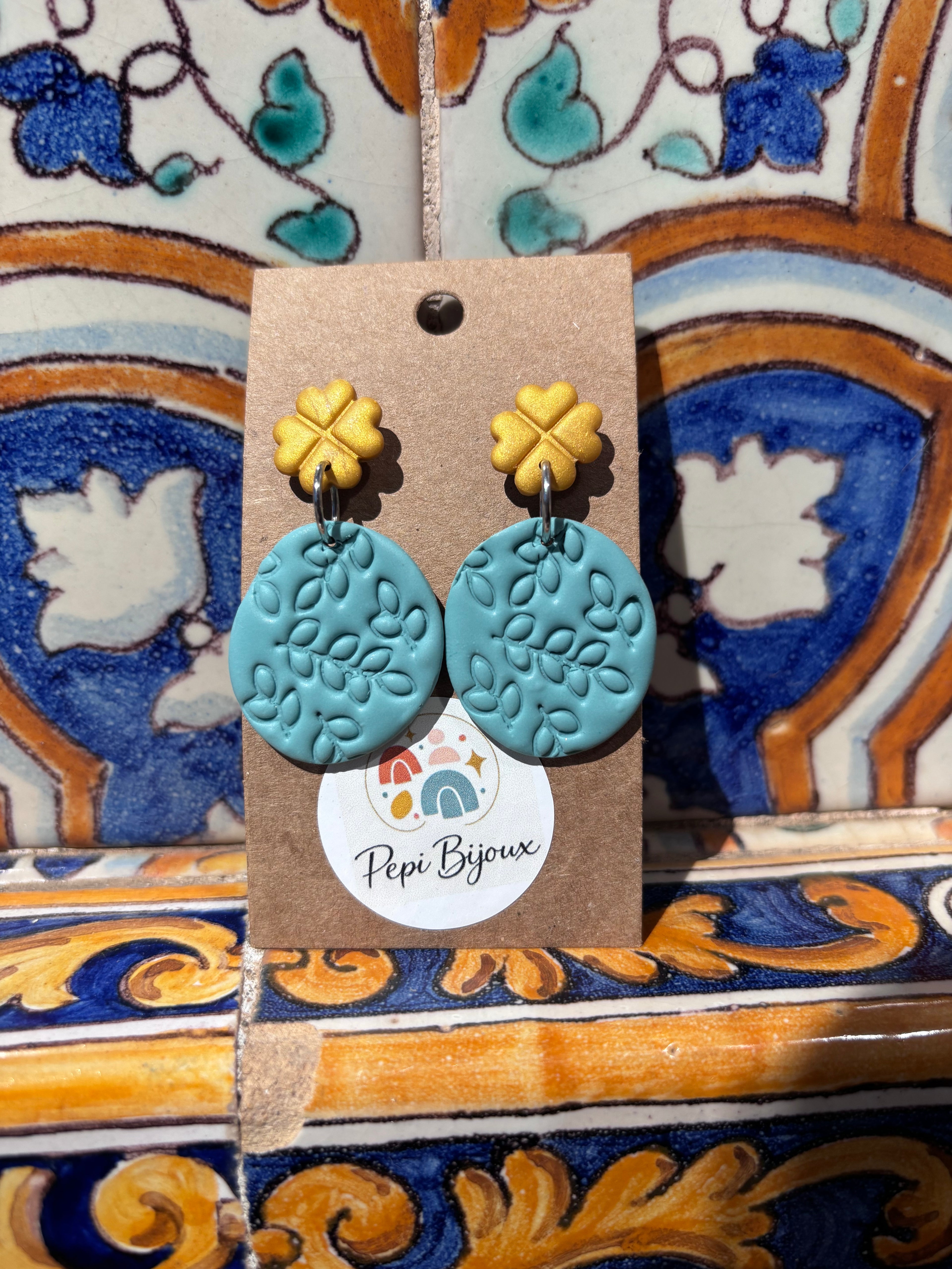 Ibiza (dorado y celeste)