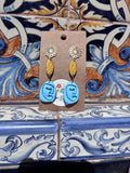 Menorca (dorado y celeste)